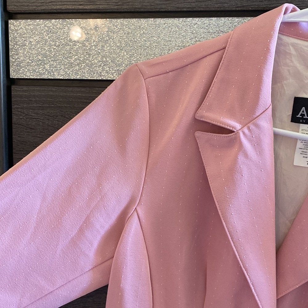 A-List By Wrapper Pink Blazer Size 7 Women’s - image 2